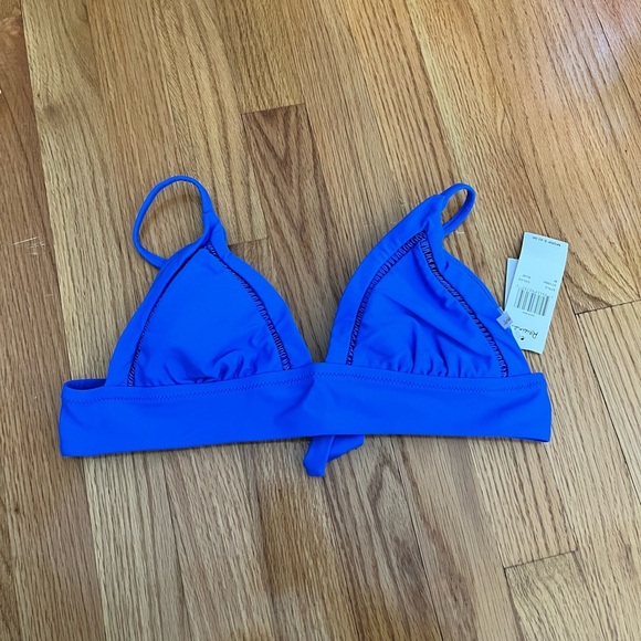 NWT RAISINS Cali Solids Anya Bikini Top - Picture 3 of 5